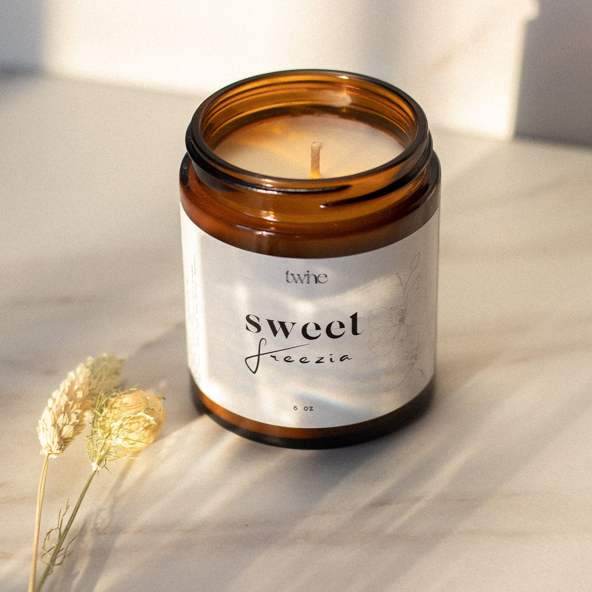 6 Oz Amber Jar with Gold Lid (12 Units - Case)