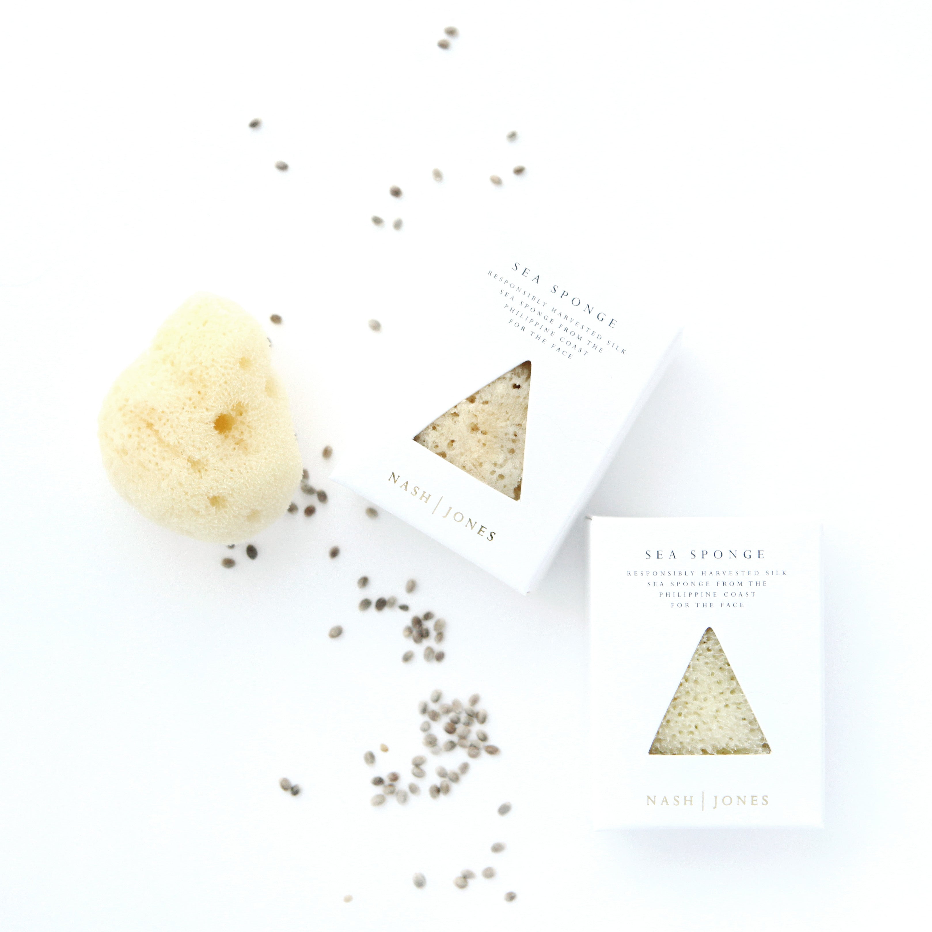 Sea Sponges - Silk Sea Sponge for the Face - twineshopco