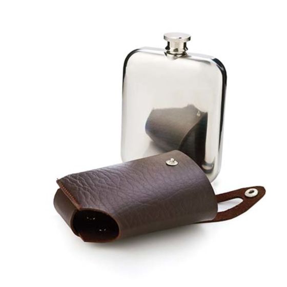 Stainless Steel Flask and Traveling Case by Viski® - twineshopco