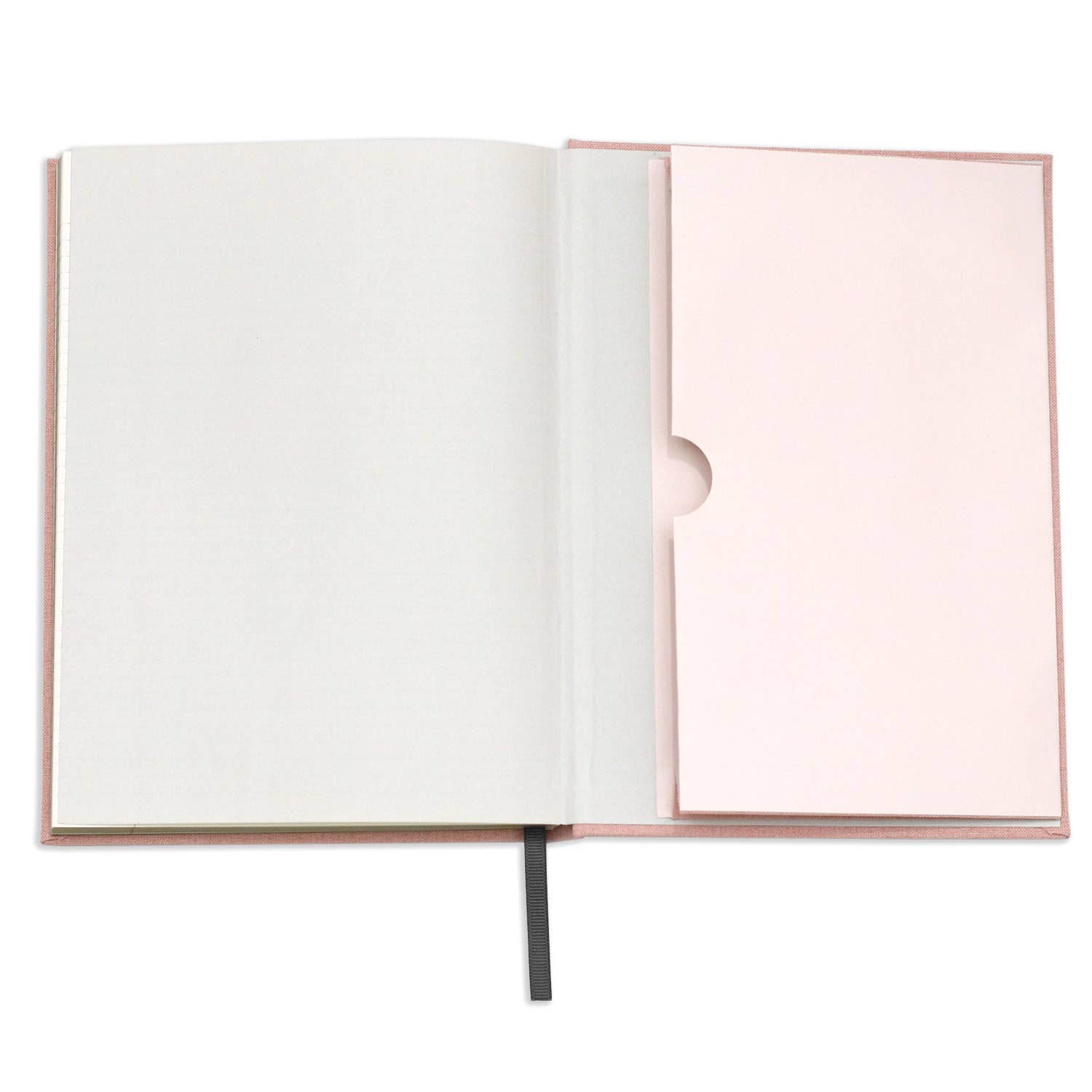 Pink Linen Note to Self Journal - twineshopco